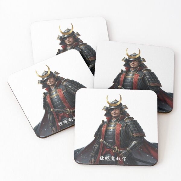 Item preview, 独眼竜 政宗：奥州の覇者 - 伊達政宗と三日月兜のサムライDate Masamune: The One-Eyed Dragon of Oshu - Legendary Samurai Art designed and sold by Mori-no-Akari.