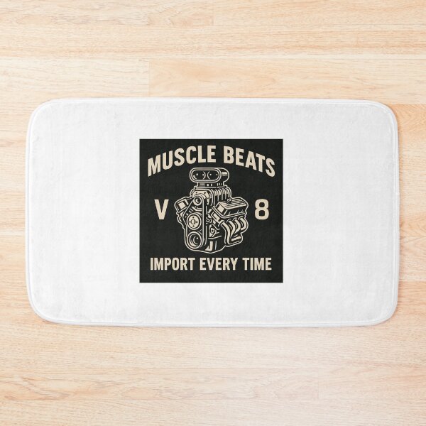 Item preview, Muscle Beats Import Every Time | V8 Engine Muscle Car Hot Rod designed and sold by Fleetwood1994.