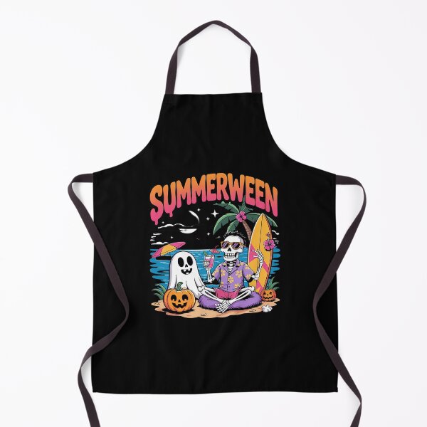 Item preview, Summerween Skeleton Ghost Beach Spooky Halloween  designed and sold by Belkisallen.