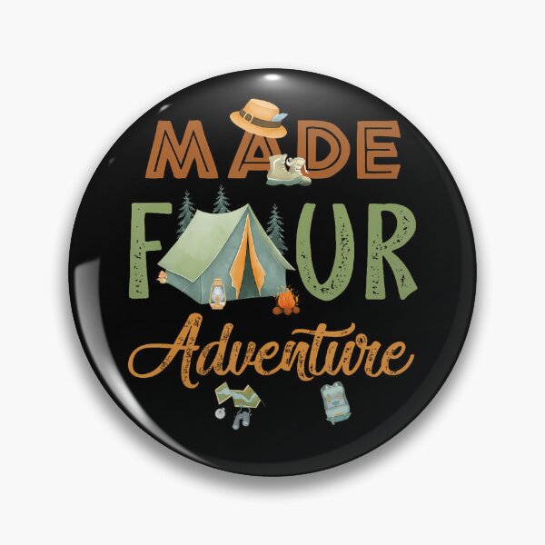 Item preview, Made Four Adventure 4Th Birthday Camping Themed Party designed and sold by MadalynKiehn.