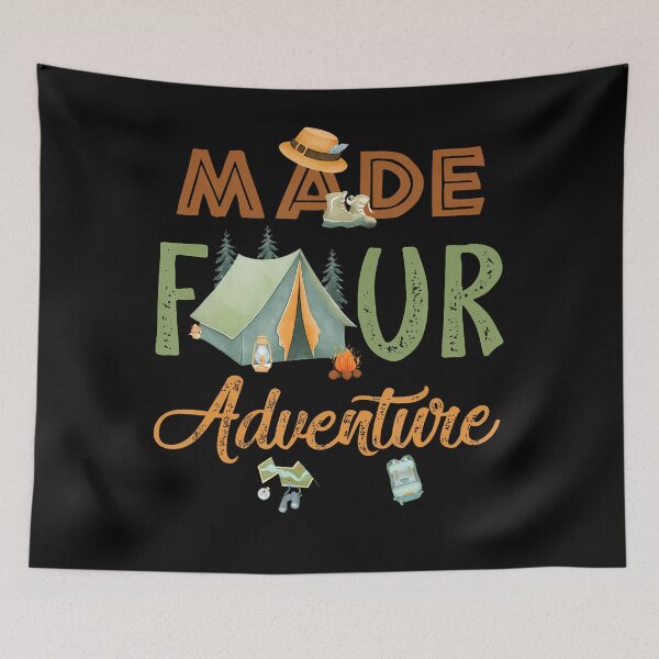 Item preview, Made Four Adventure 4Th Birthday Camping Themed Party designed and sold by MadalynKiehn.