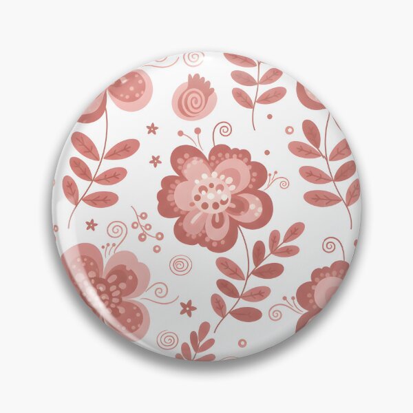 Item preview, Whimsical Pink Blooms Seamless Pattern designed and sold by HolmeProud.
