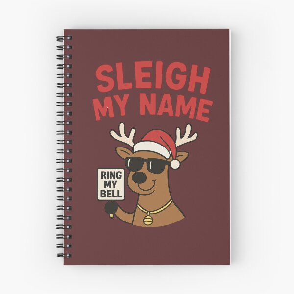 Item preview, Sleigh My Name Funny Christmas Reindeer designed and sold by DesignedByBren.