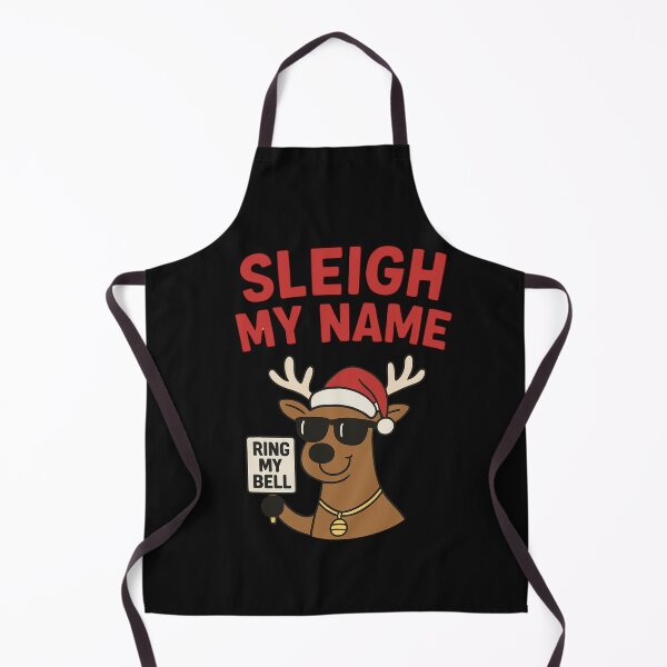 Item preview, Sleigh My Name Funny Christmas Reindeer designed and sold by DesignedByBren.