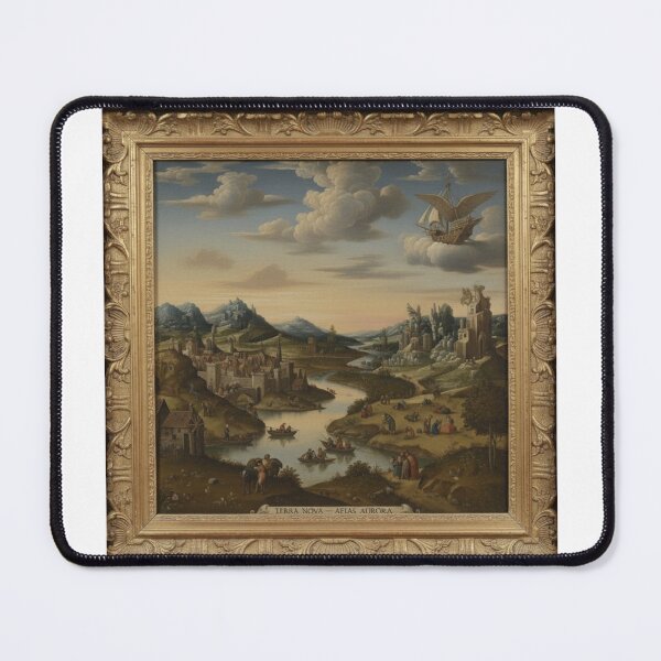 Item preview, Golden Framed Fantasy Painting designed and sold by ArtQueen777.