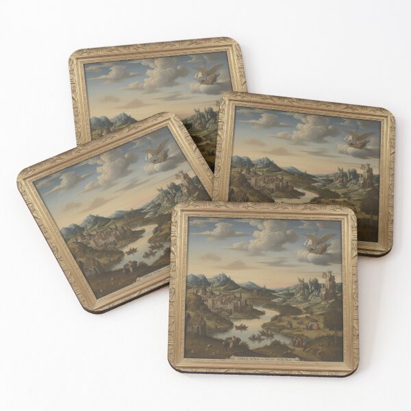 Item preview, Golden Framed Fantasy Painting designed and sold by ArtQueen777.