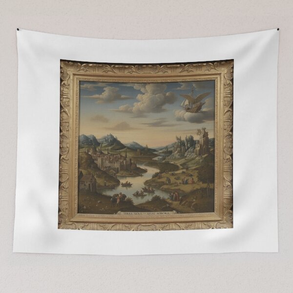Item preview, Golden Framed Fantasy Painting designed and sold by ArtQueen777.