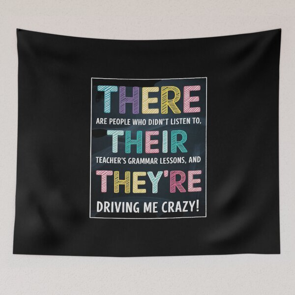 Item preview, There Their They're English Grammar Teacher Humor  designed and sold by Belkisallen.