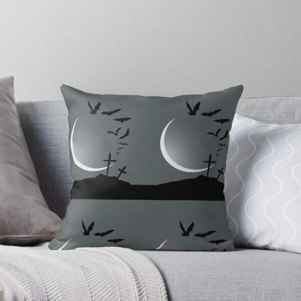 Item preview, moon art and bats designed and sold by HinariDesign.