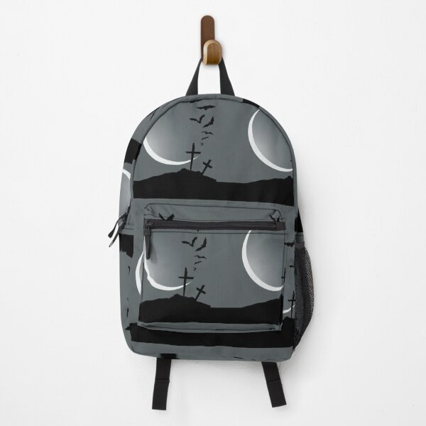 Item preview, moon art and bats designed and sold by HinariDesign.
