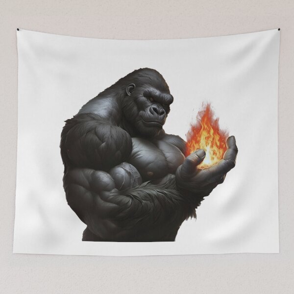 Item preview, Primal Fire: Gorilla Sorcerer designed and sold by ifundesign.