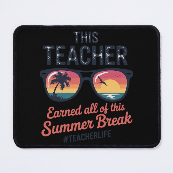 Item preview, This Teacher Earned All Of This Summer Break Teacher Life Men designed and sold by Belkisallen.