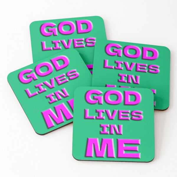 Item preview, God lives in me designed and sold by Clothes and Stickers .