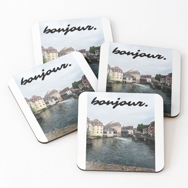 Item preview, bonjour. strasbourg. designed and sold by Aesthetic Atlas.