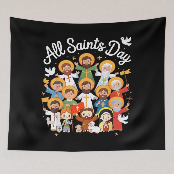 Item preview, All Saints Day Kids Catholic St Francis Therese Joan Of Arc  designed and sold by PipoPayment.