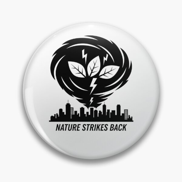 Item preview, Nature Strikes Back: Cebu Typhoon Black-and-White Art designed and sold by WildLeafDigital.