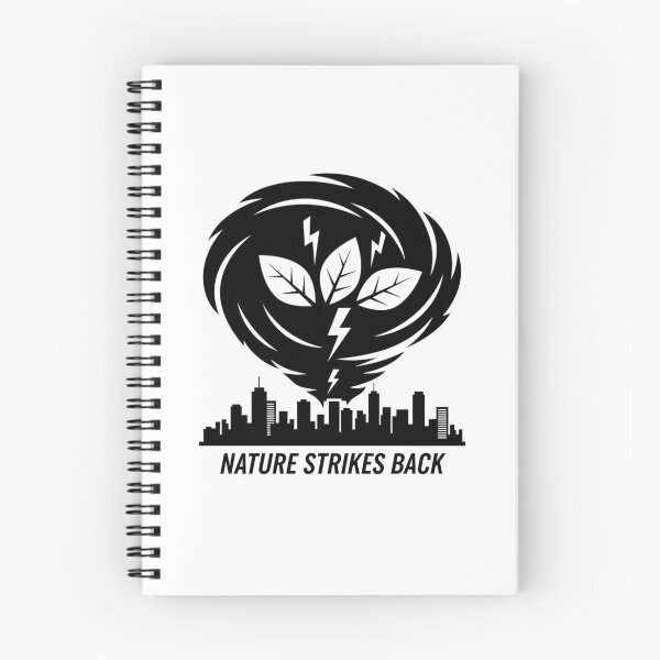 Item preview, Nature Strikes Back: Cebu Typhoon Black-and-White Art designed and sold by WildLeafDigital.