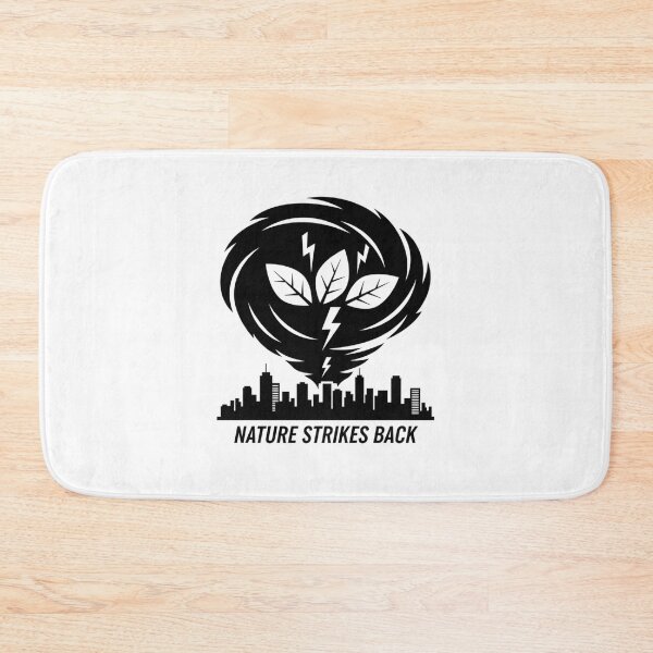 Item preview, Nature Strikes Back: Cebu Typhoon Black-and-White Art designed and sold by WildLeafDigital.
