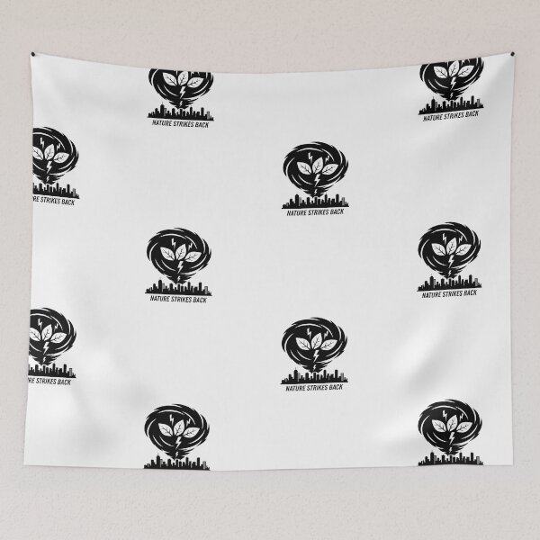 Item preview, Nature Strikes Back: Cebu Typhoon Black-and-White Art designed and sold by WildLeafDigital.