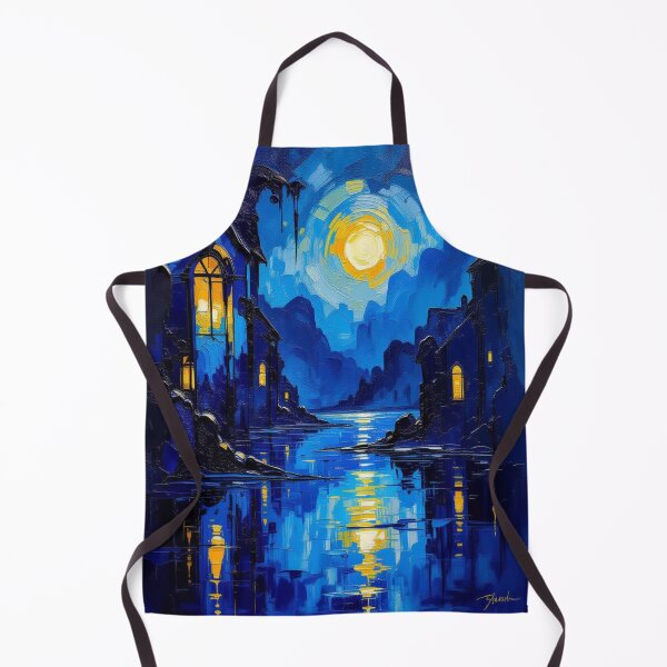 Item preview, Moonlit Reflections – Urban Silence in Surreal Nightlight designed and sold by FotoworldEdel.
