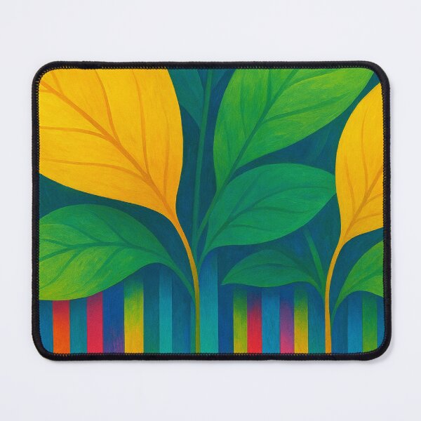 Item preview, Bright leaves and stripes designed and sold by Sigtrix.