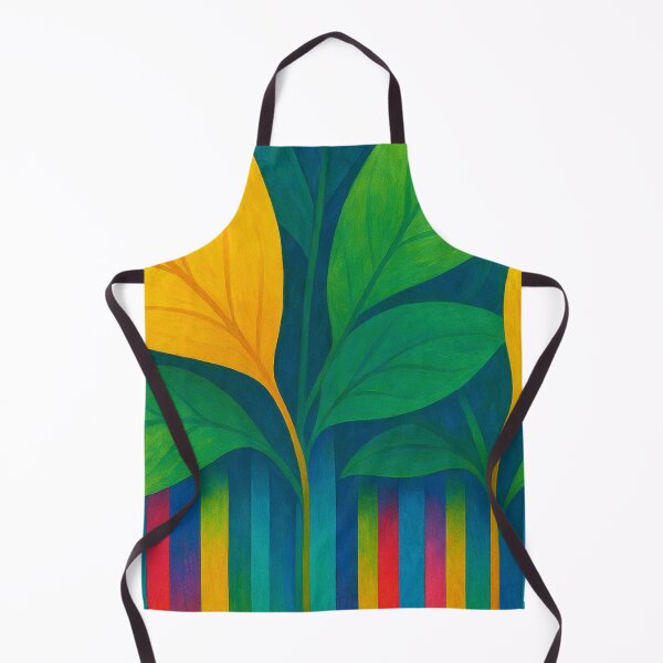 Item preview, Bright leaves and stripes designed and sold by Sigtrix.