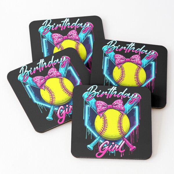 Item preview, Funny Ice Cream Softball Drip Birthday Girl Softball Player designed and sold by MadalynKiehn.
