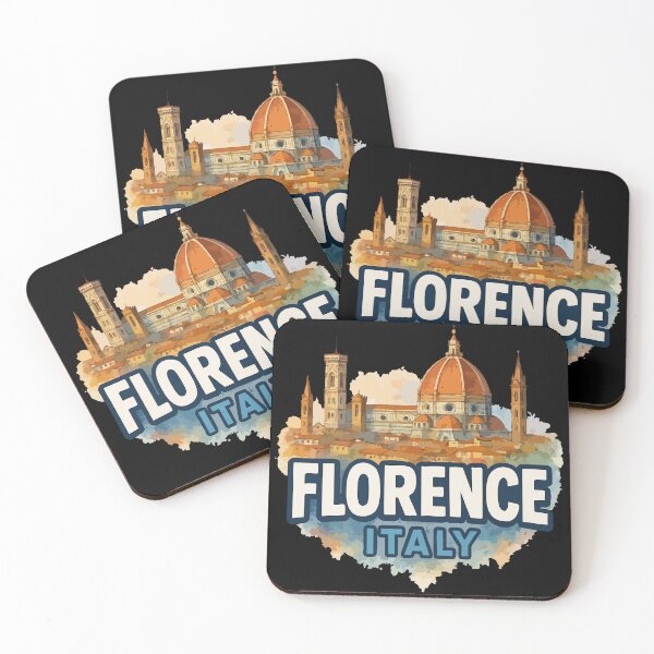 Item preview, Florence Italy Skyline Travel Watercolor designed and sold by TomFrontierArt.
