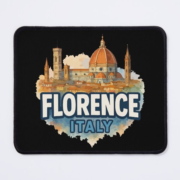 Item preview, Florence Italy Skyline Travel Watercolor designed and sold by TomFrontierArt.
