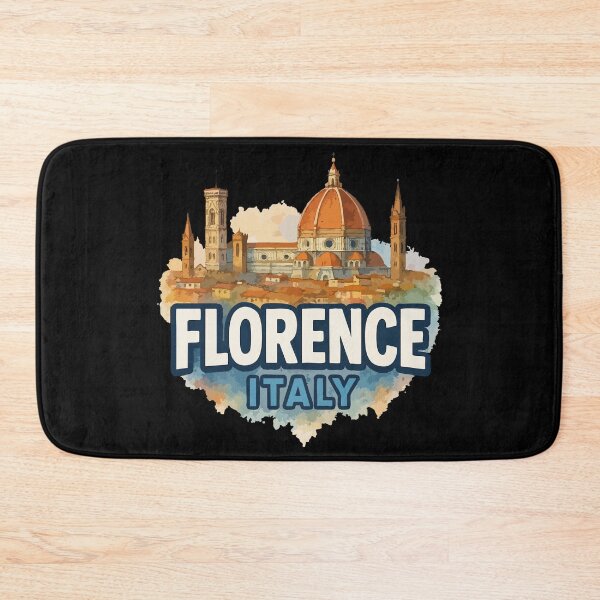 Item preview, Florence Italy Skyline Travel Watercolor designed and sold by TomFrontierArt.