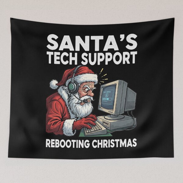 Item preview, Santa'S Tech Support Rebooting Christmas Xmas Son  designed and sold by PipoPayment.