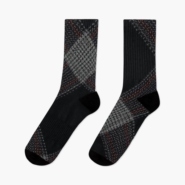 Item preview, Dark Gray and Red Tartan Pattern designed and sold by SassyArtistry.