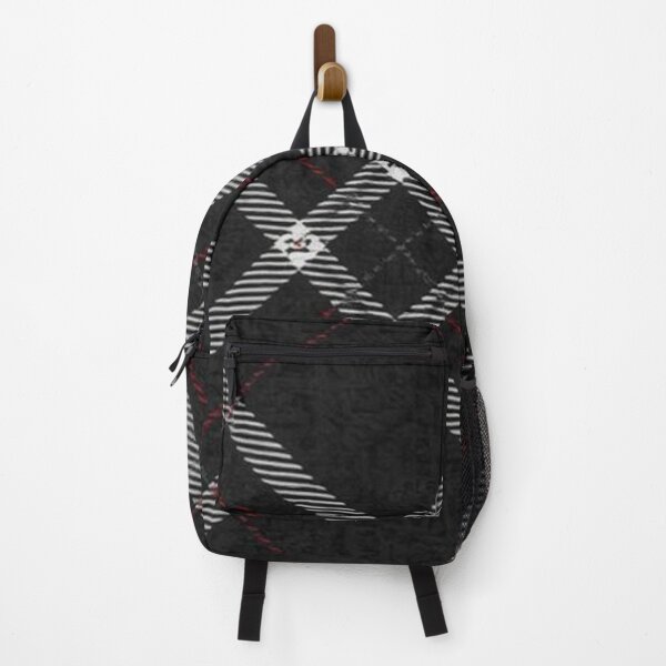 Item preview, Black and White Diagonal Tartan Pattern designed and sold by SassyArtistry.