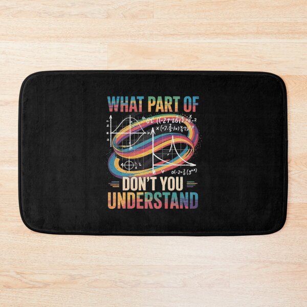 Item preview, What Part Of Don't You Understand  Math Teacher  designed and sold by Belkisallen.