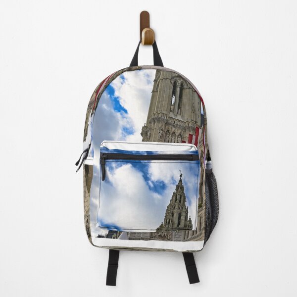Item preview, Vienna's Town Hall with Austrian flags,Rathaus, Vienna. Austria. designed and sold by goceris.