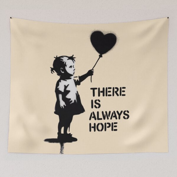 Item preview, Banksy - There is always hope designed and sold by 123ks.
