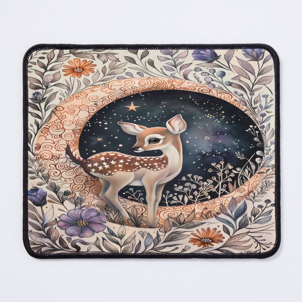 Item preview, Baby Deer - Crescent Moon Art designed and sold by PawPrintStyles.