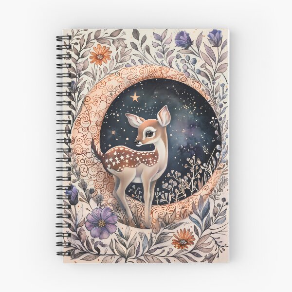 Item preview, Baby Deer - Crescent Moon Art designed and sold by PawPrintStyles.