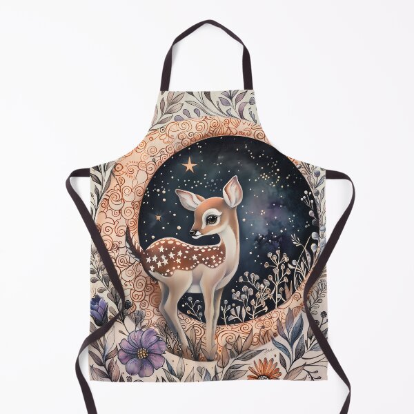 Item preview, Baby Deer - Crescent Moon Art designed and sold by PawPrintStyles.