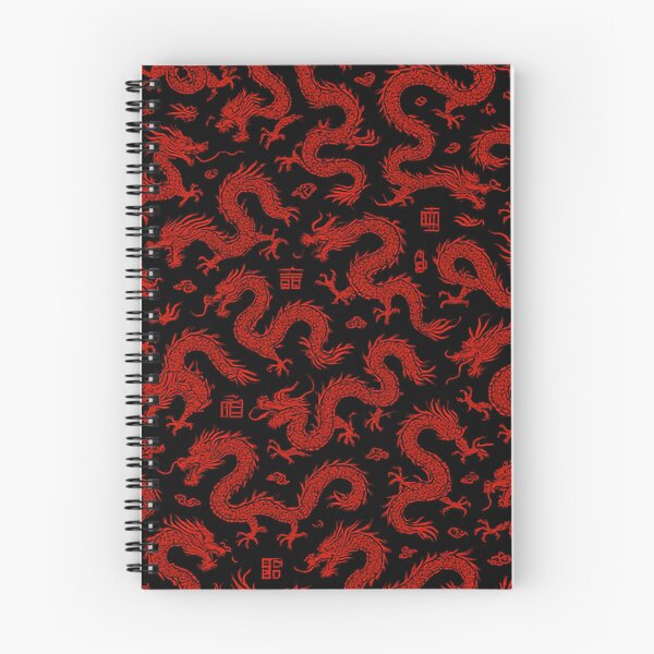 Item preview, Red Chinese Dragon Pattern designed and sold by SassyArtistry.