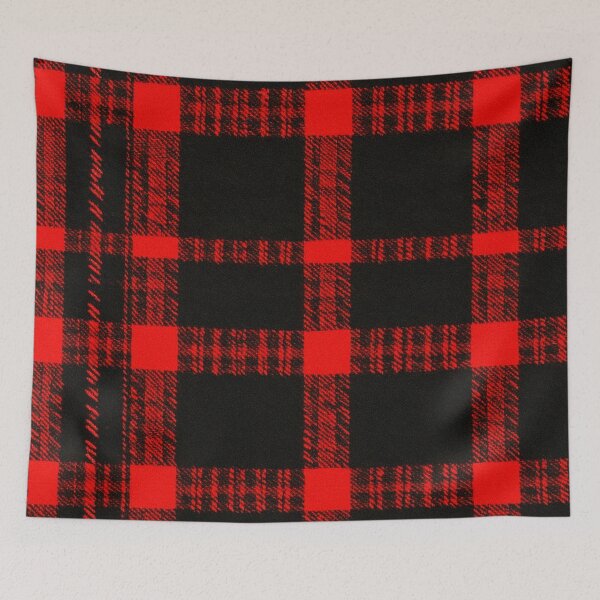 Item preview, Red and Black Checkered Plaid designed and sold by SassyArtistry.