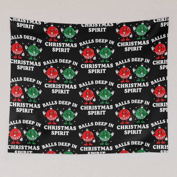 Item preview, Balls Deep In Christmas Spirit  designed and sold by Buntrockstore.