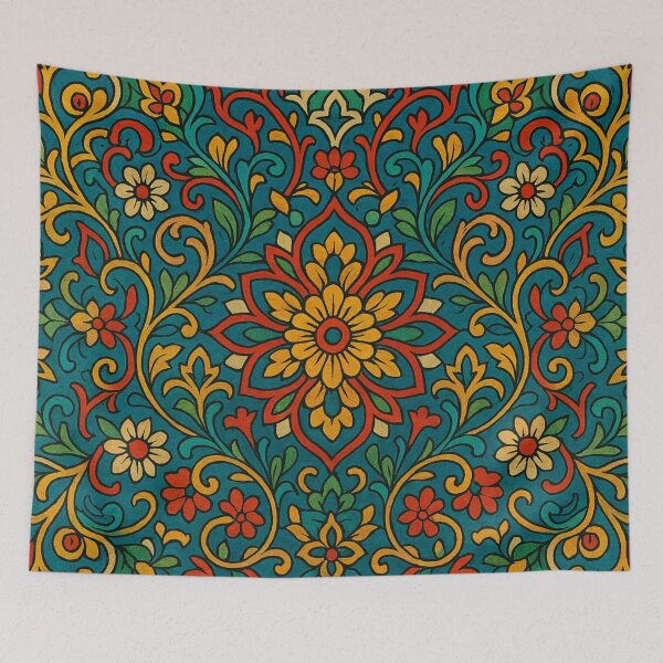 Item preview, A riot of color and floral ornamentation designed and sold by Sigtrix.