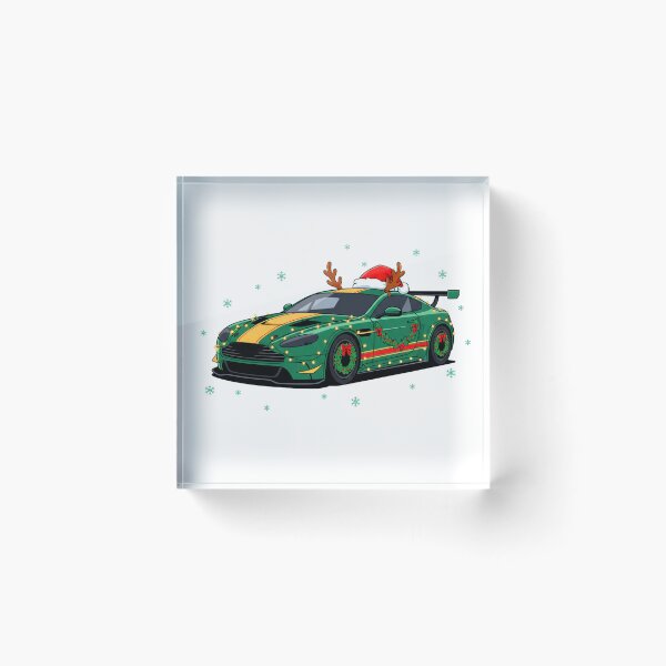 Item preview, Christmas Green Car Cartoon designed and sold by MrRares21.