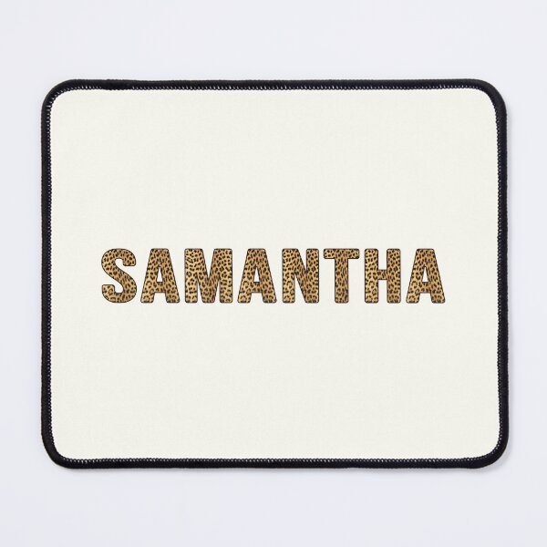 Item preview, Samantha Name Leopard Print designed and sold by Jeallan Designs.