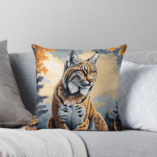 Item preview, Lynx in Autumn Landscape designed and sold by PetsArt.