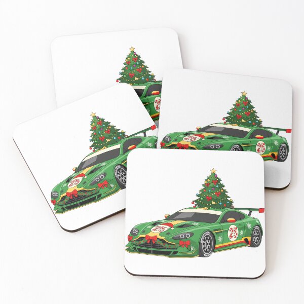 Item preview, Cartoon Green Car for Christmas designed and sold by MrRares21.