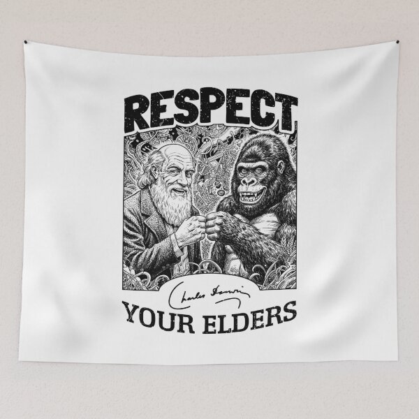 Item preview, Funny Anthropology Charles Darwin Gorilla Quote designed and sold by GrandeDuc.