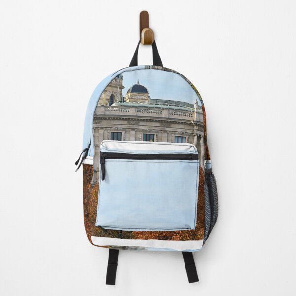 Item preview, Beautiful old building in Vienna, autumn season designed and sold by goceris.