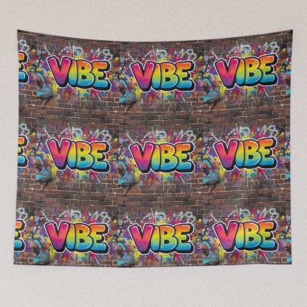 Item preview, Rainbow Graffiti Energy ​Brick Wall Vibe Check. Street Art Swagger. designed and sold by ZyVoAli.